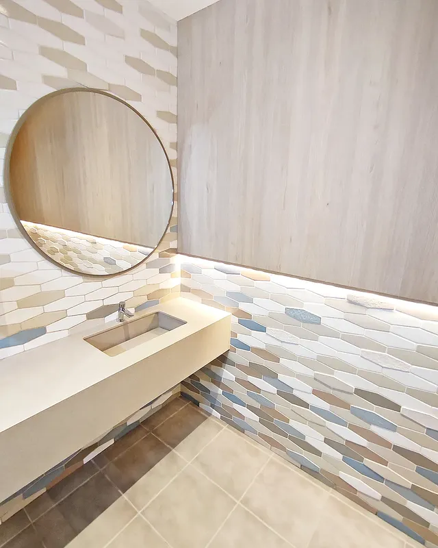 Baño moderno reformado